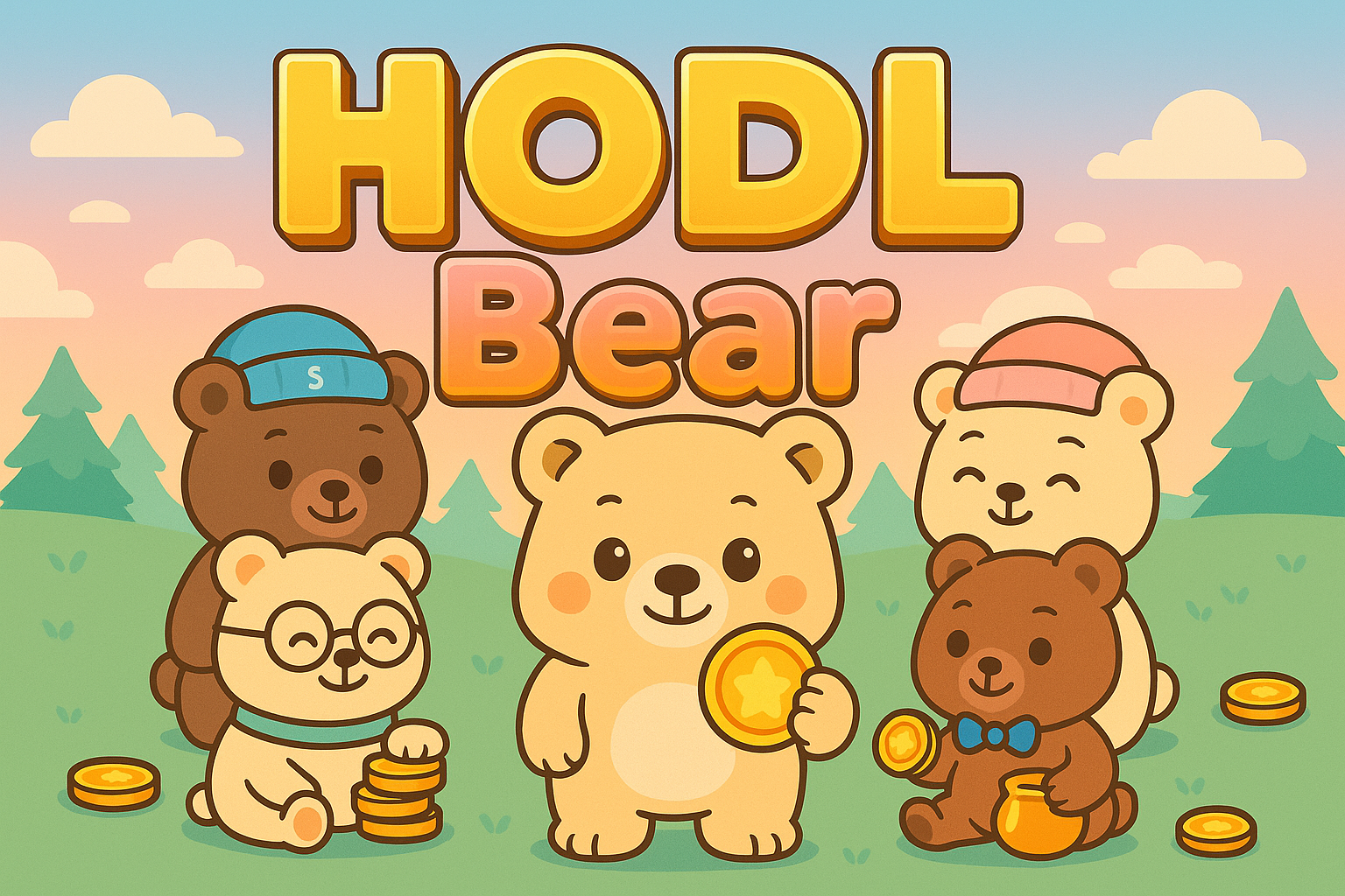 HODL Bear - Airdrops for Free - Farcaster Mini Apps